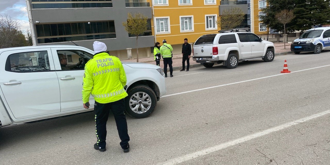 Kulu’da Trafik Denetimleri Sürüyor
