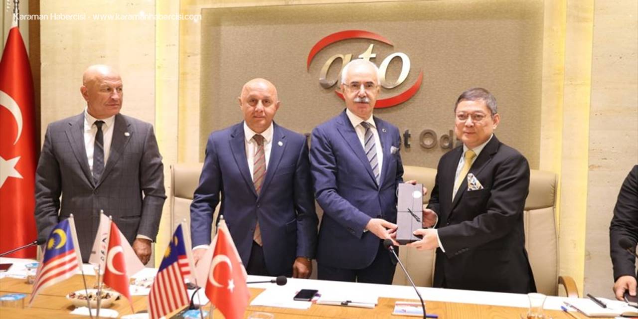 Türkiye-malezya Ticari İlişkileri Ato'da Ele Alındı