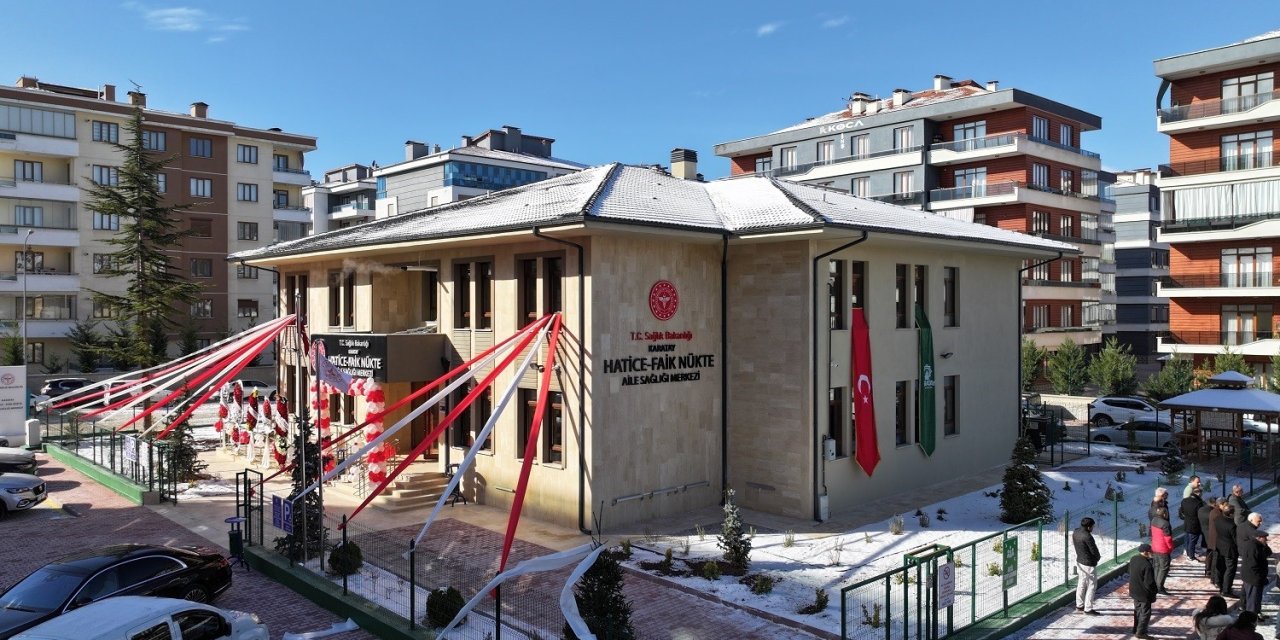 Karatay Hatice-faik Nükte Aile Sağlığı Merkezi Açıldı