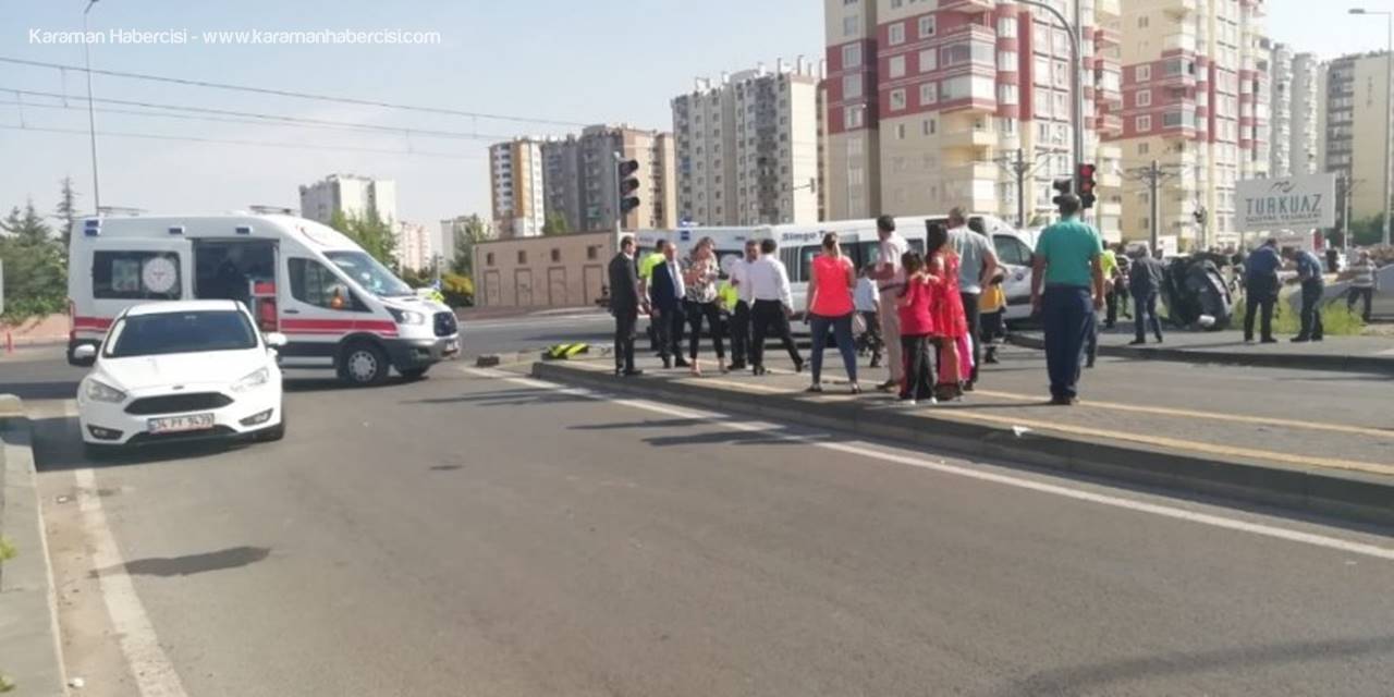 Kayseri’de 3 Aracın Karıştığı Kazada Çok Sayıda Yaralı Var
