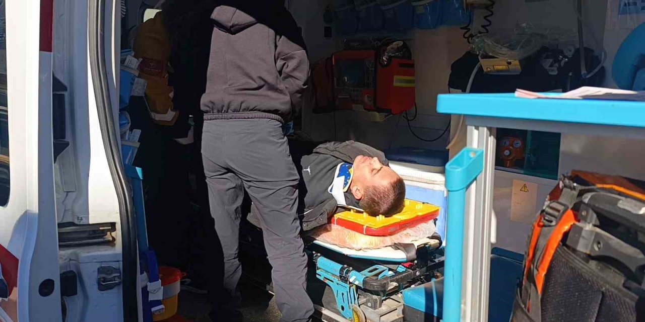 Motosiklet Kazasında Sürücü Yaralandı