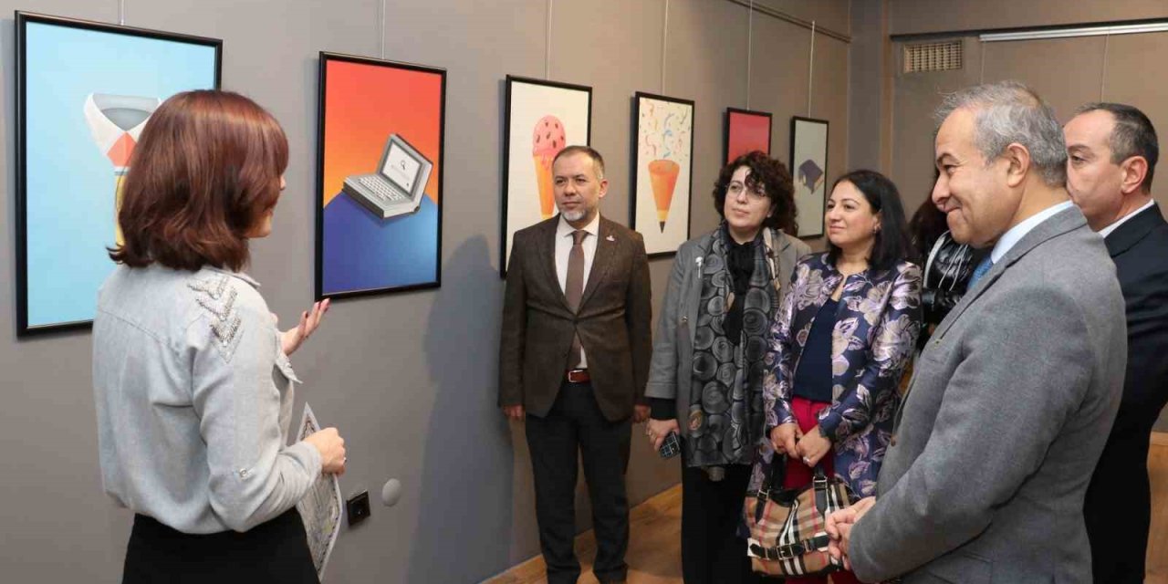 Esogü’de ’eğitimde Fikirlerin Grafiği’ Afiş Tasarımı Sergisi Açıldı