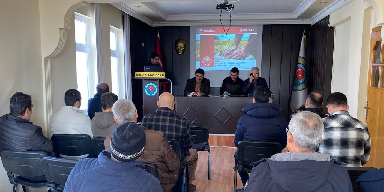 Kulu’da Bitkisel Ve Hayvansal Üretim Planlaması Ve Destek Toplantısı Gerçekleştirildi