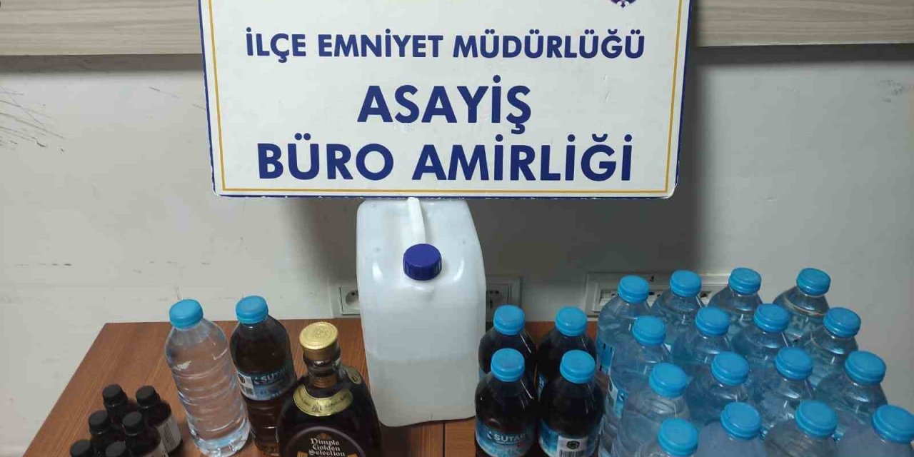 Konya’da Sahte Alkol Operasyonu