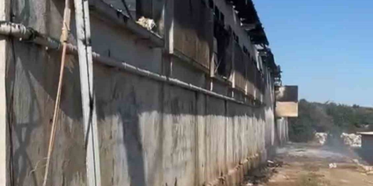 Tarsus‘ta Tavuk Çiftliğinde Yangın 33 Bin Civciv Telef Oldu