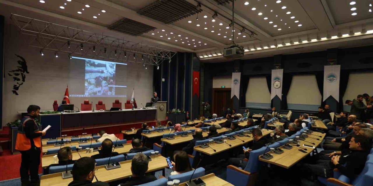 Büyükşehir Personeline Afet Farkındalık Eğitimi