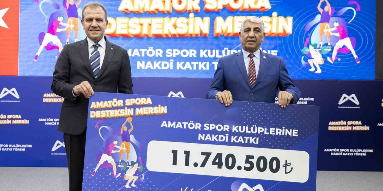 Mersin Büyükşehir Belediyesi, 270 Kulübe 11 Milyon 740 Bin 500 Tl Destek Sağladı