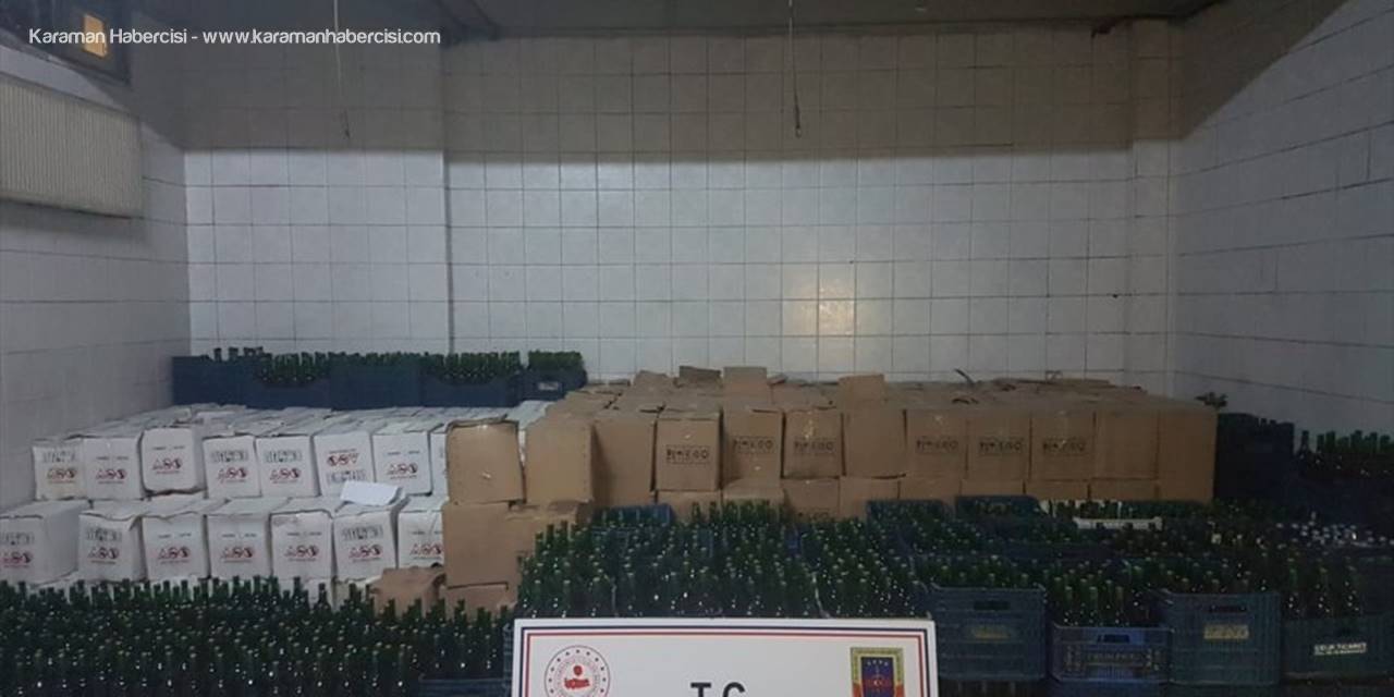 Antalya’da Sahte İçki Operasyonu