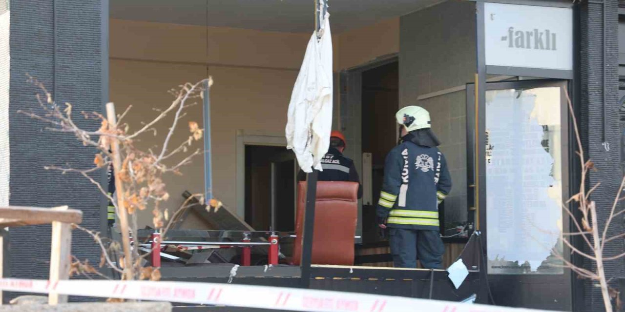 Gaz Sıkışması Sonrası İş Yerinde Patlama: 1 Yaralı