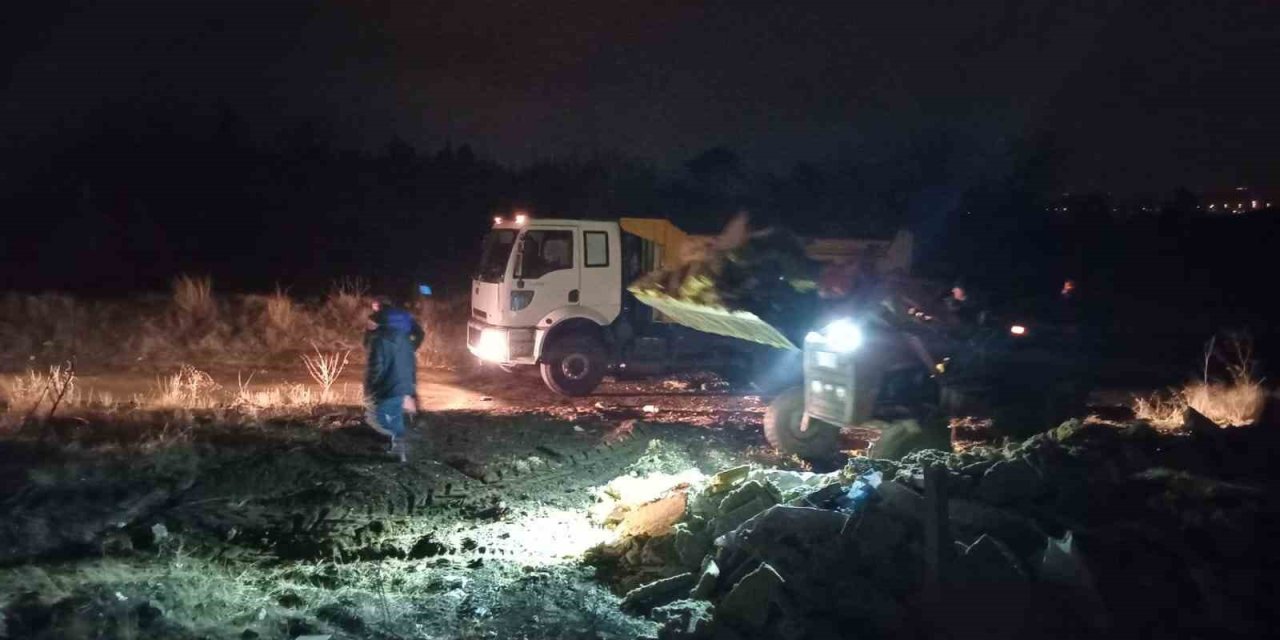 Odunpazarı Belediyesi Kaçak Moloz Dökümüyle Mücadelede Kararlı