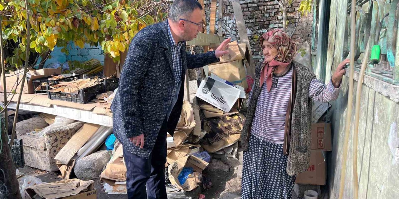 Ahmet Sivri, Pembegül Teyzeyi Ziyaret Edip Yardım Sözü Verdi