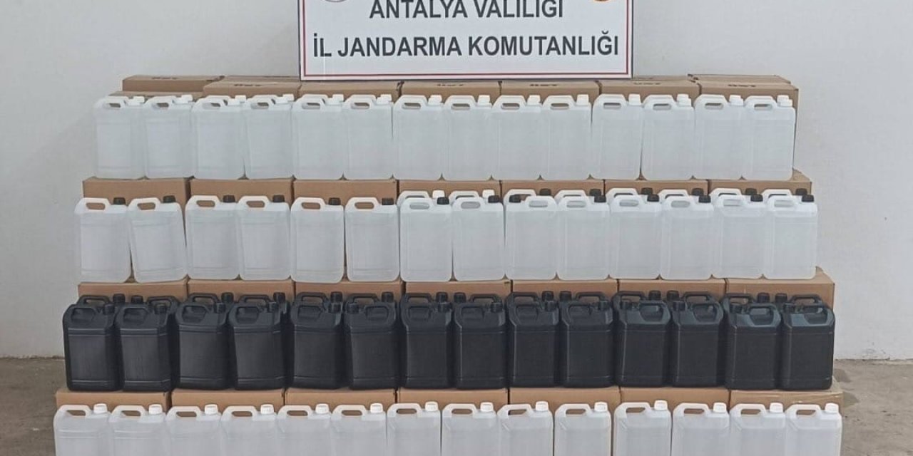Gazipaşa’da 3 Bin Litre Kaçak Etil Alkol Ele Geçirildi