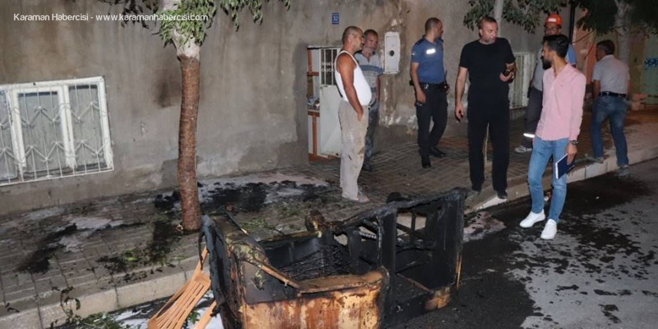 Kaldırımda Alev Alan Koltuk Evde Yangın Çıkarıyordu