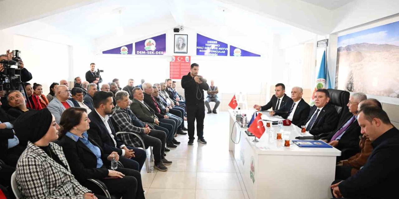 Başkan Böcek Demre’de Açılış Yaptı, İncelemelerde Bulundu