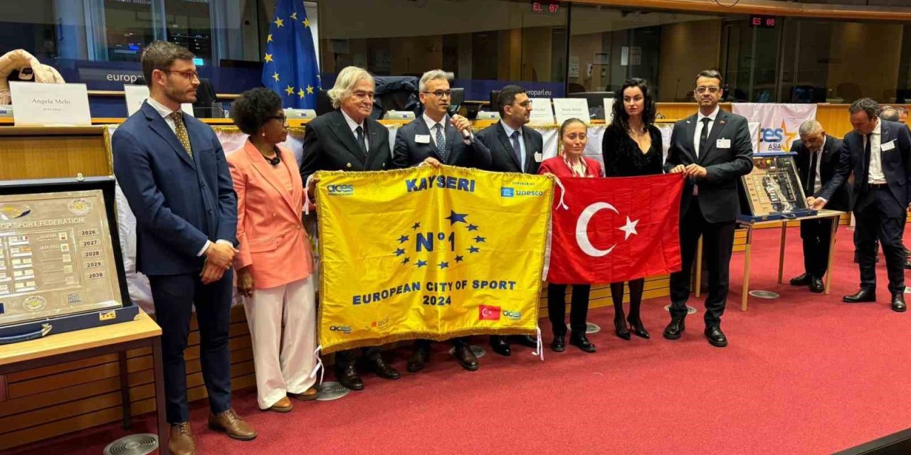 Kayseri Büyükşehir’e Avrupa’dan ’altın Bayrak’ Ödülü