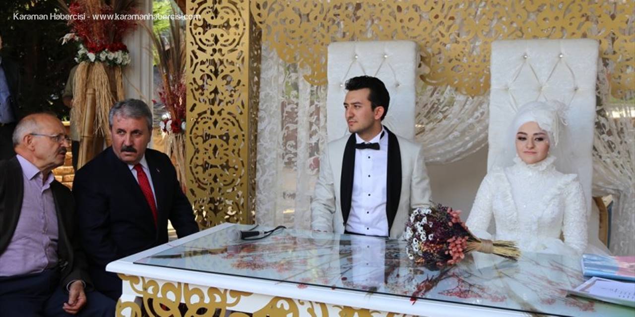 BBP Genel Başkanı Destici Nikah Şahidi Oldu