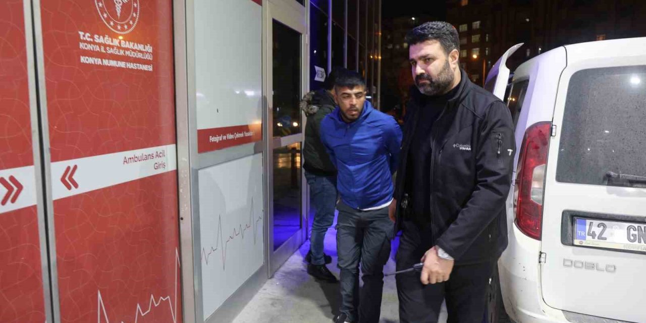 Konya’da 23 Yıl Hapis Cezasıyla Aranan Zanlı Yabancı Uyruklu Ailenin Yanında Yakalandı