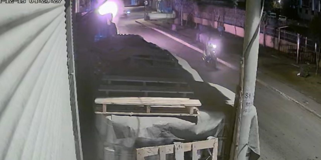 Mersin’de Kundaklama Anı Kameraya Yansıdı