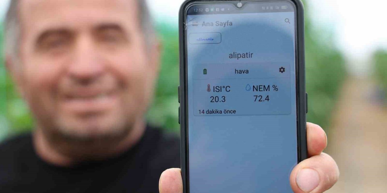 Seralarda Sıcaklık Ve Nem Takibi Artık Cepte