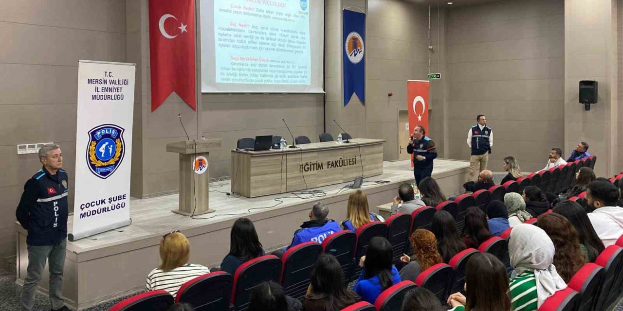 Mersin Polisinden Akademisyenler Ve Üniversite Öğrencilerine Bilgilendirme