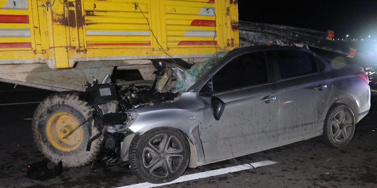 Konya'da Feci Kaza : 1 Ölü