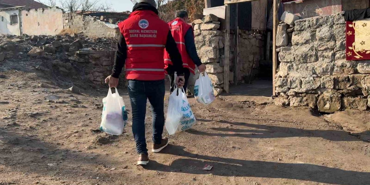 Kayseri Büyükşehir’den İhtiyaç Sahibi Aileye Yardım Eli