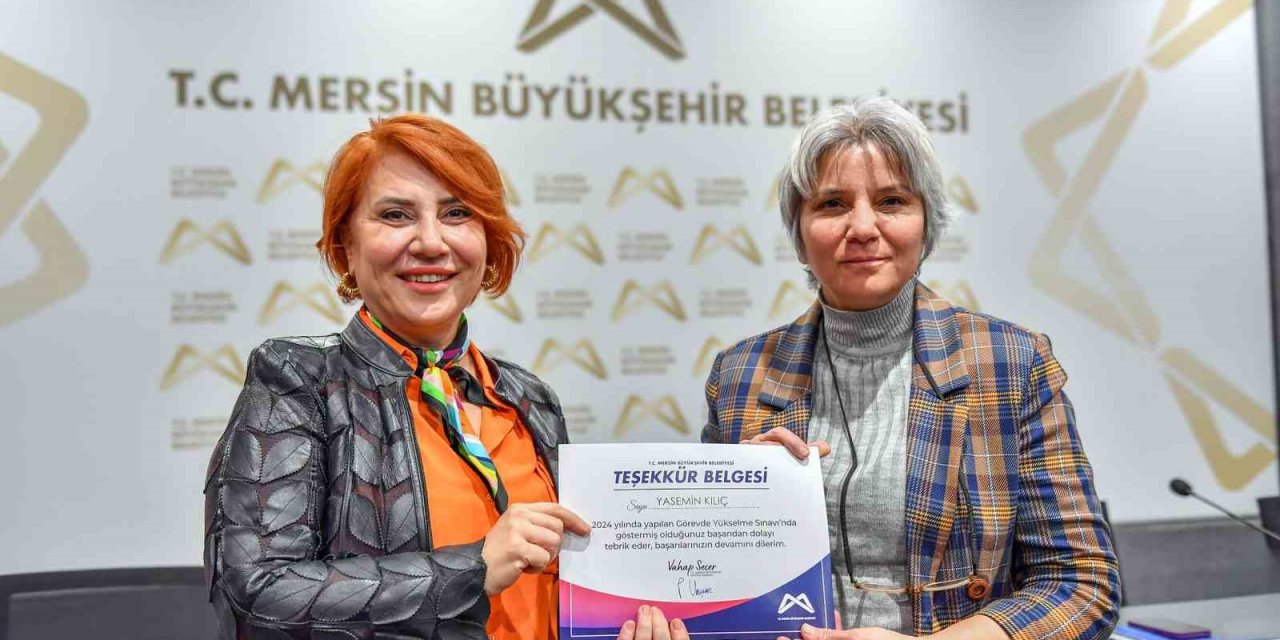 Mersin Büyükşehir Belediyesinde 47 Memur ’şef’ Kadrosuna Yükseldi