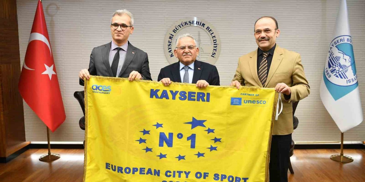 Başkan Büyükkılıç: "avrupa Spor Şehri Kayseri, Altın Bayrak’la Taçlandı