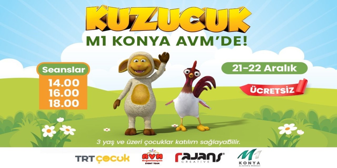 Kuzucuk, M1 Konya Avm’de Çocuklarla Buluşuyor