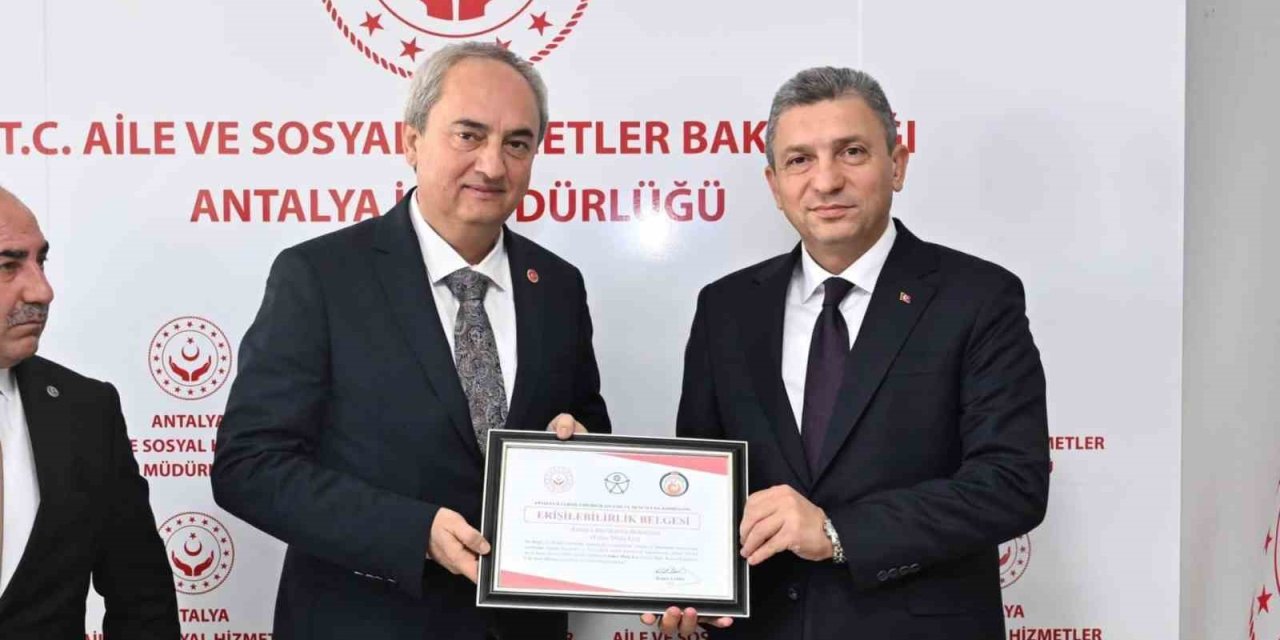 Kepez’in Şefkat Ve Huzurevi’ne ‘erişilebilirlik Belgesi’