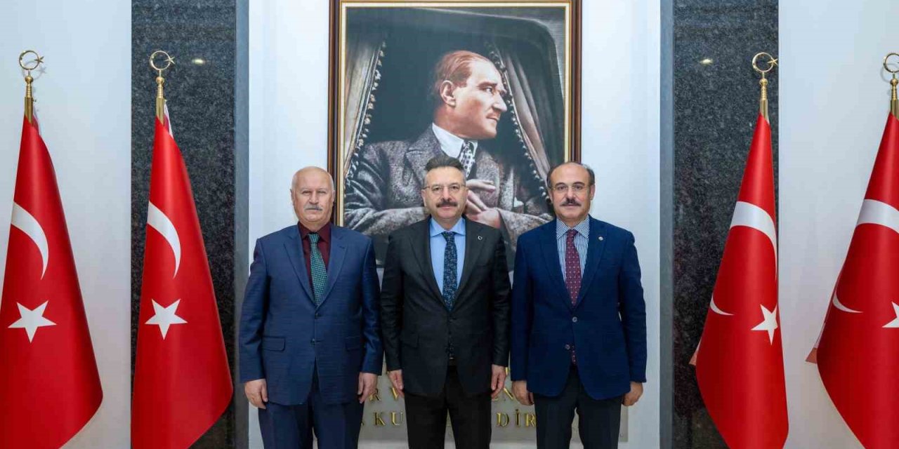 Thk Kayyum Heyeti Başkanı Ve Merkez Valisi’nden Vali Aksoy’a Ziyaret