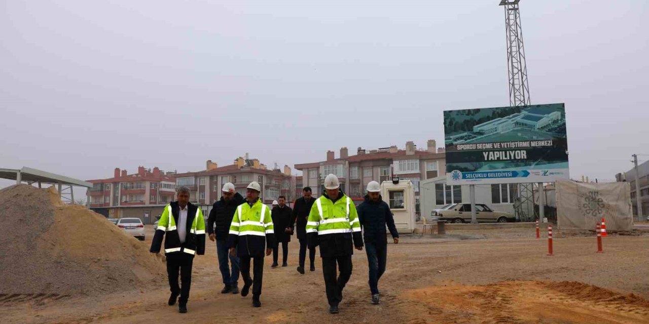 Sporcu Seçme Ve Yetiştirme Merkezi’nin Yapımı Sürüyor