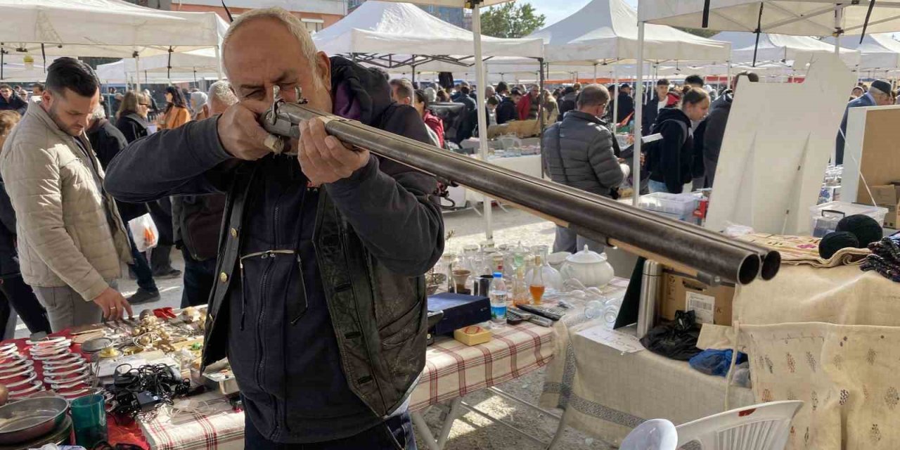 Yaklaşık 150 Yıllık Antika Tüfek Halen Çalışır Vaziyette