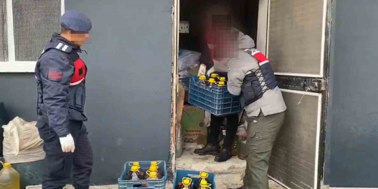 Mersin’de Sahte İçki Operasyonu: 2 Gözaltı
