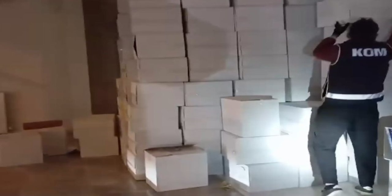 Kayseri’de 900 Kilo Kaçak Tütün Ele Geçirildi