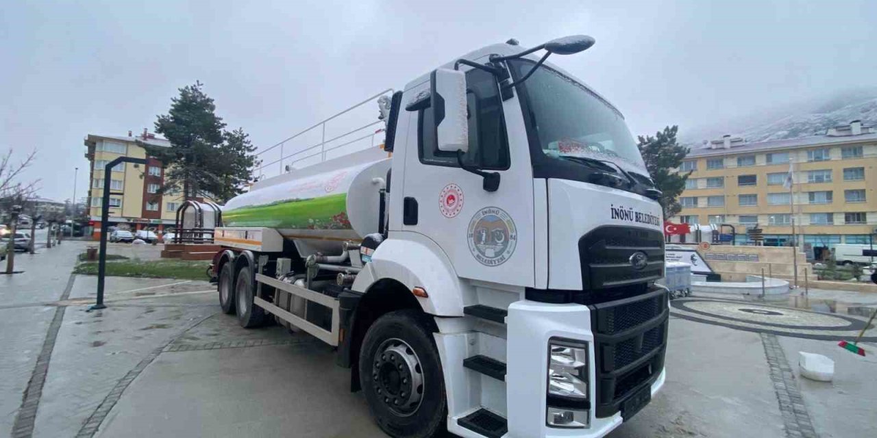 İnönü İlçesine 4,5 Milyon Tl Değerinde Yeni Arazöz Alındı