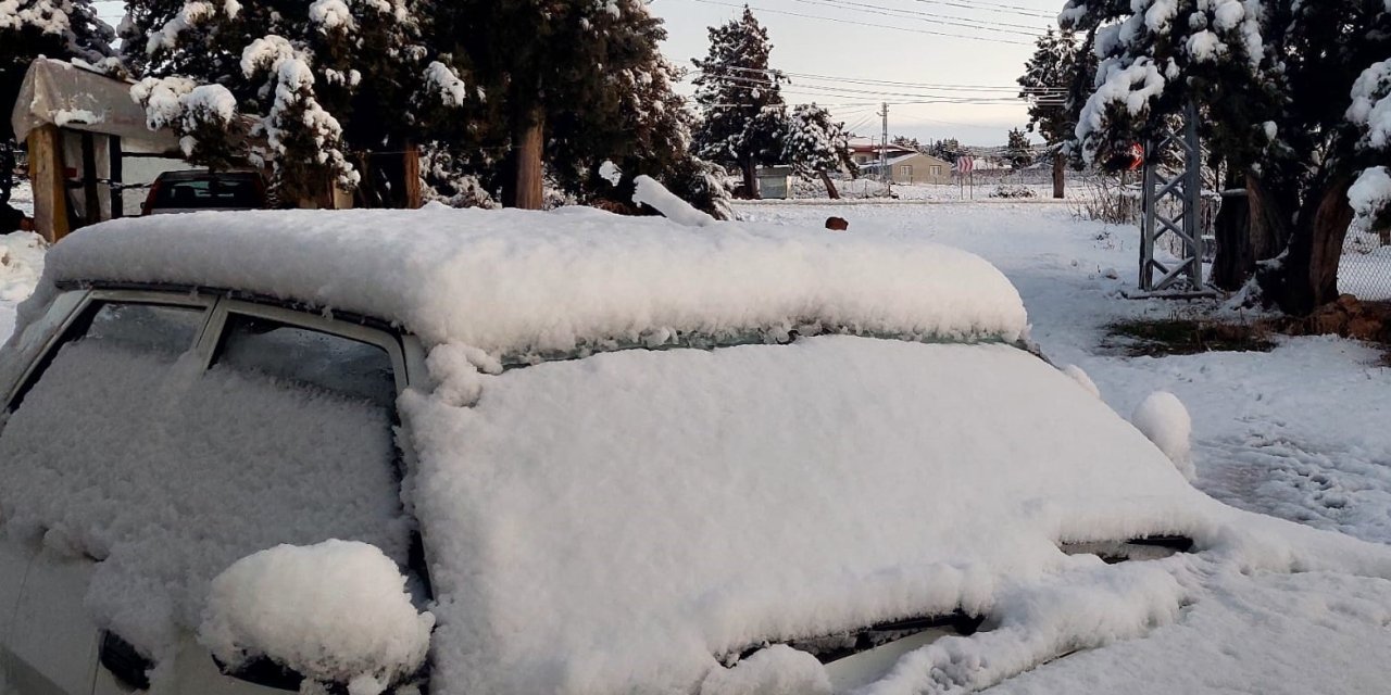Mersin’de Yaylalar Karla Kaplandı