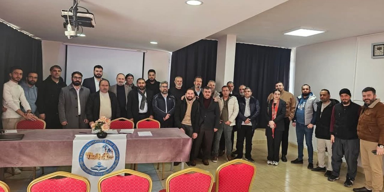 Kayseri Suriyeliler Ensar Derneği’nde İsim Ve Yönetim Değişti