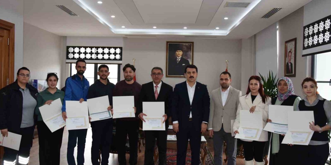 Karapınar’da Örnek Olan Projeye Başarı Belgesi