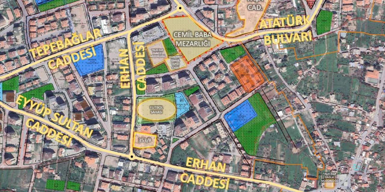 Talas’ta Villa Parselleri Yeni Yılda Sahibini Bulacak