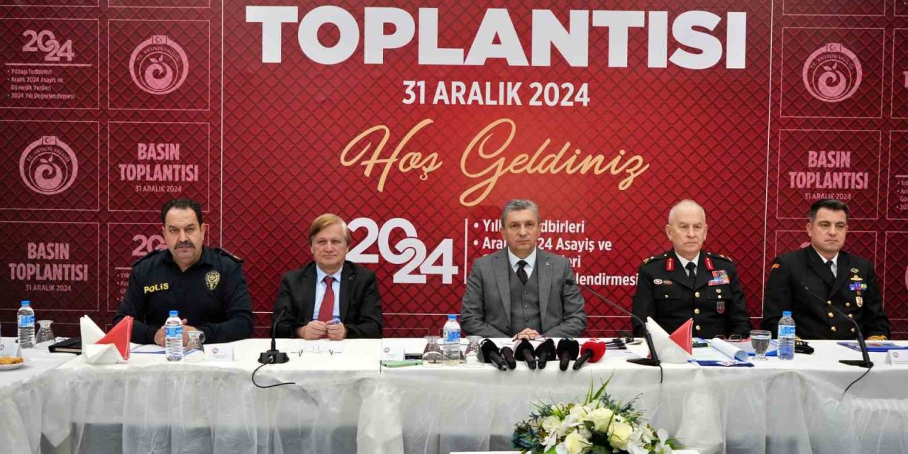 Antalya’nın 2024 Yılı Asayiş Karnesi Açıklandı
