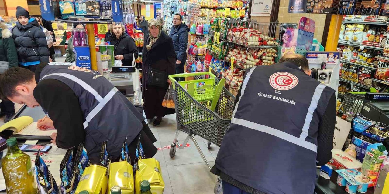 Ticaret İl Müdürlüğü Ekiplerince 1 Ayda 413 Bin 600 Tl Ceza Kesildi