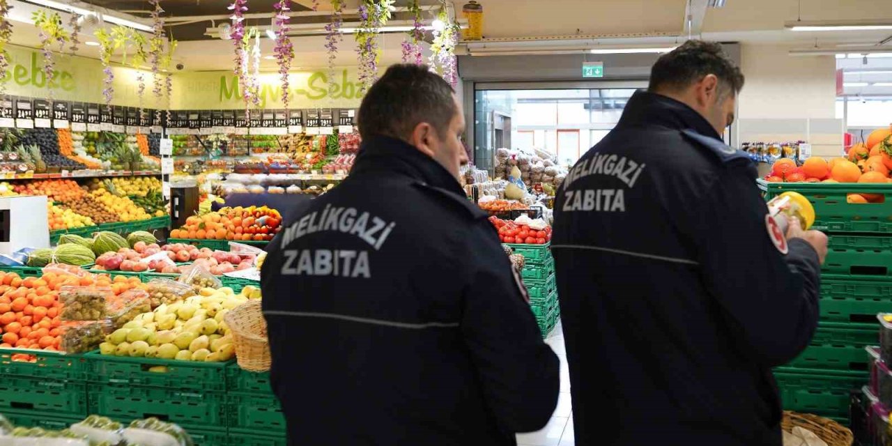 Melikgazi Belediyesi Zabıta Ekipleri Fahiş Fiyata Karşı Sahada