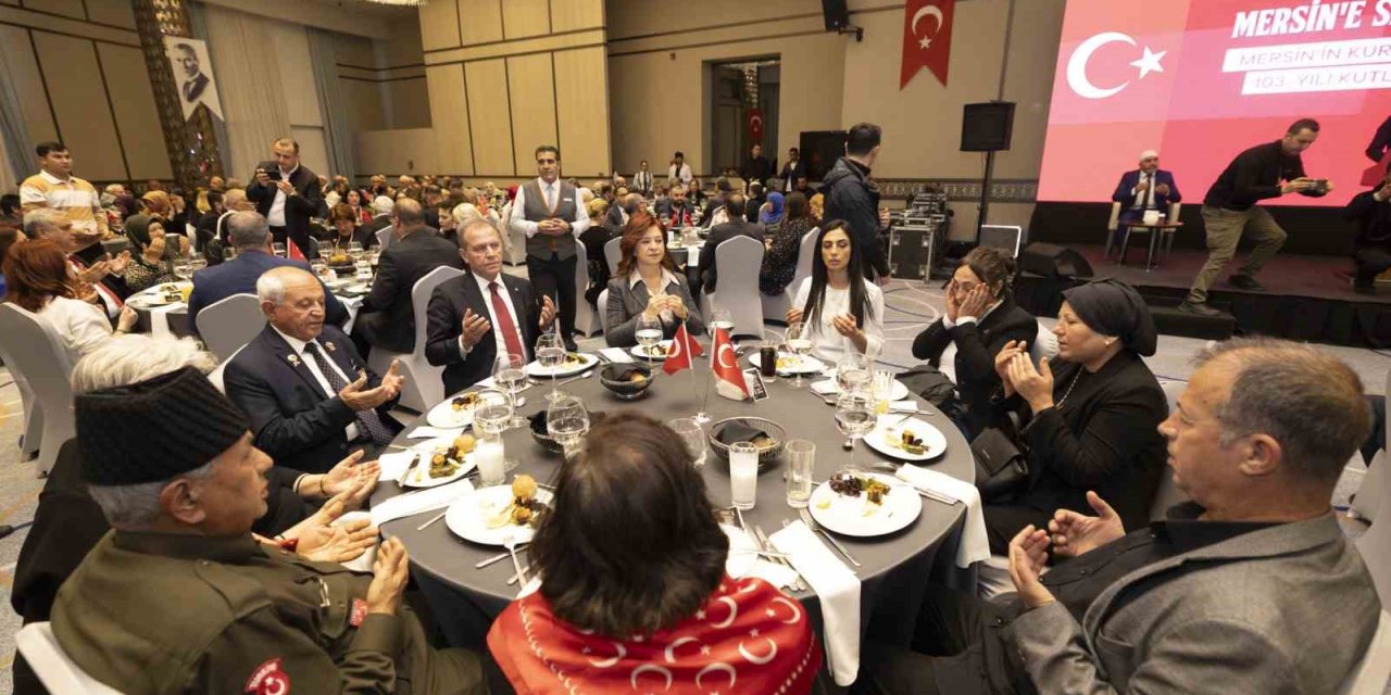 Mersin’de Şehit Aileleri Ve Gaziler Onuruna Yemek Verildi