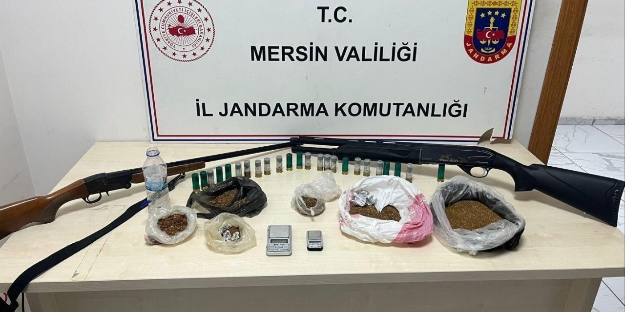 Mersin’de Kaçak Makaron Ve Uyuşturucu Operasyonu: 4 Gözaltı