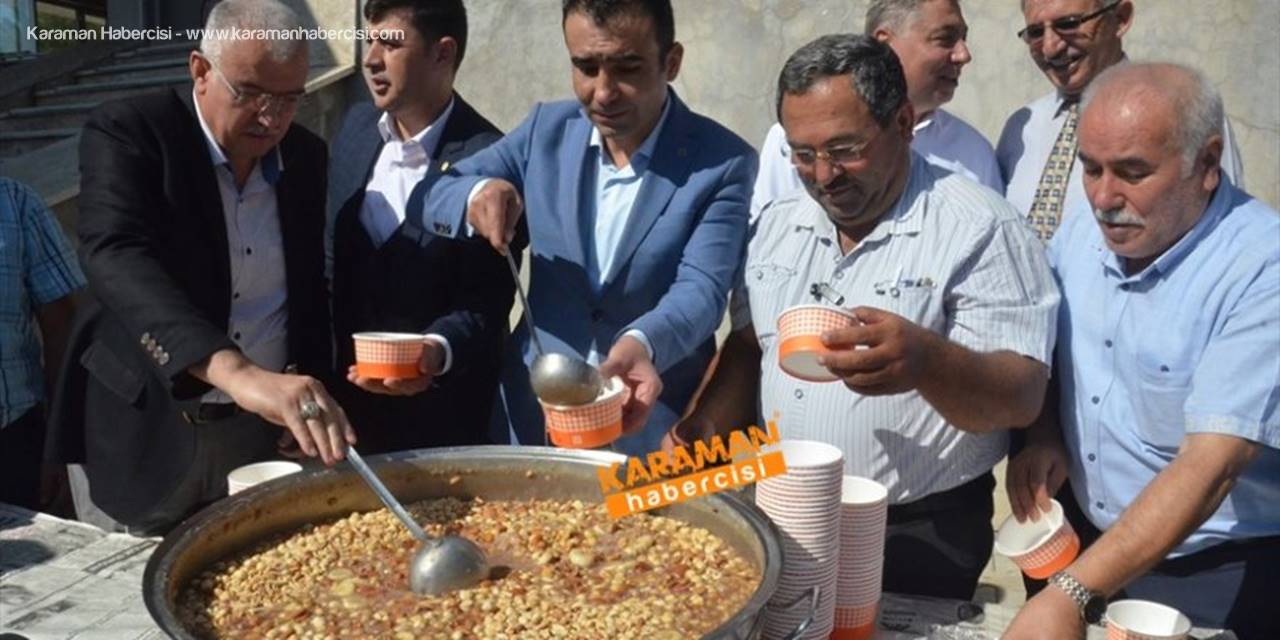 Karaman Marangozlar Odasında Aşure Geleneği Bozulmadı