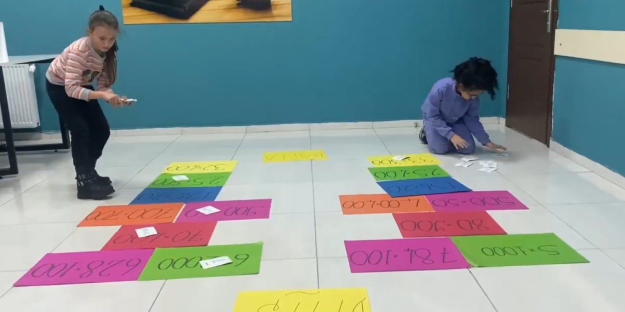 Kaymek’te Çocuklar Matematikle Hem Eğleniyor Hem Öğreniyor