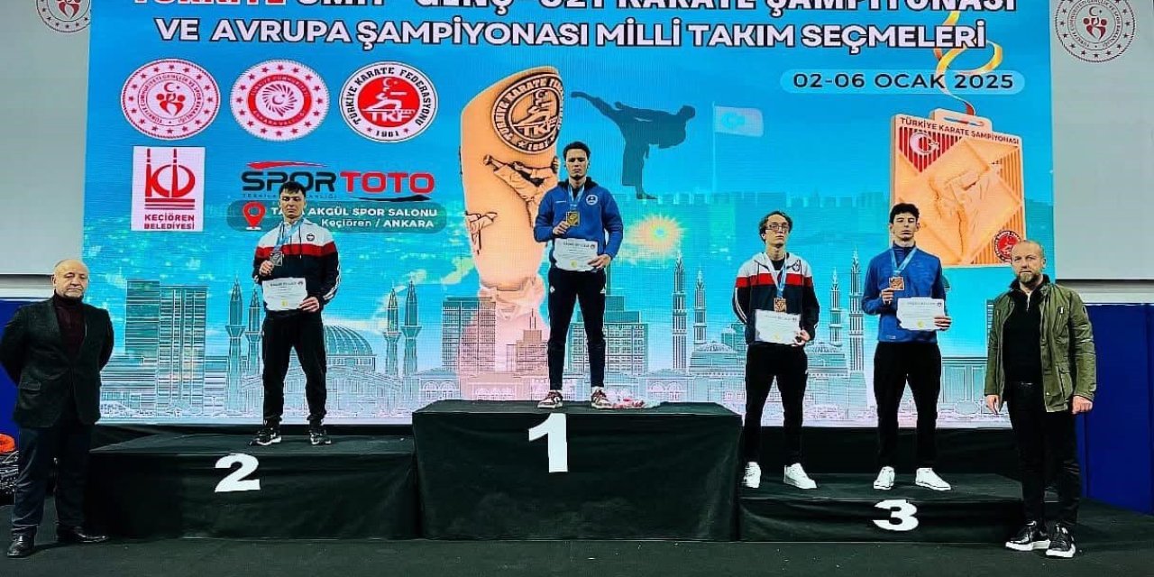 Kayserili Karateci Türkiye Üçüncüsü Oldu