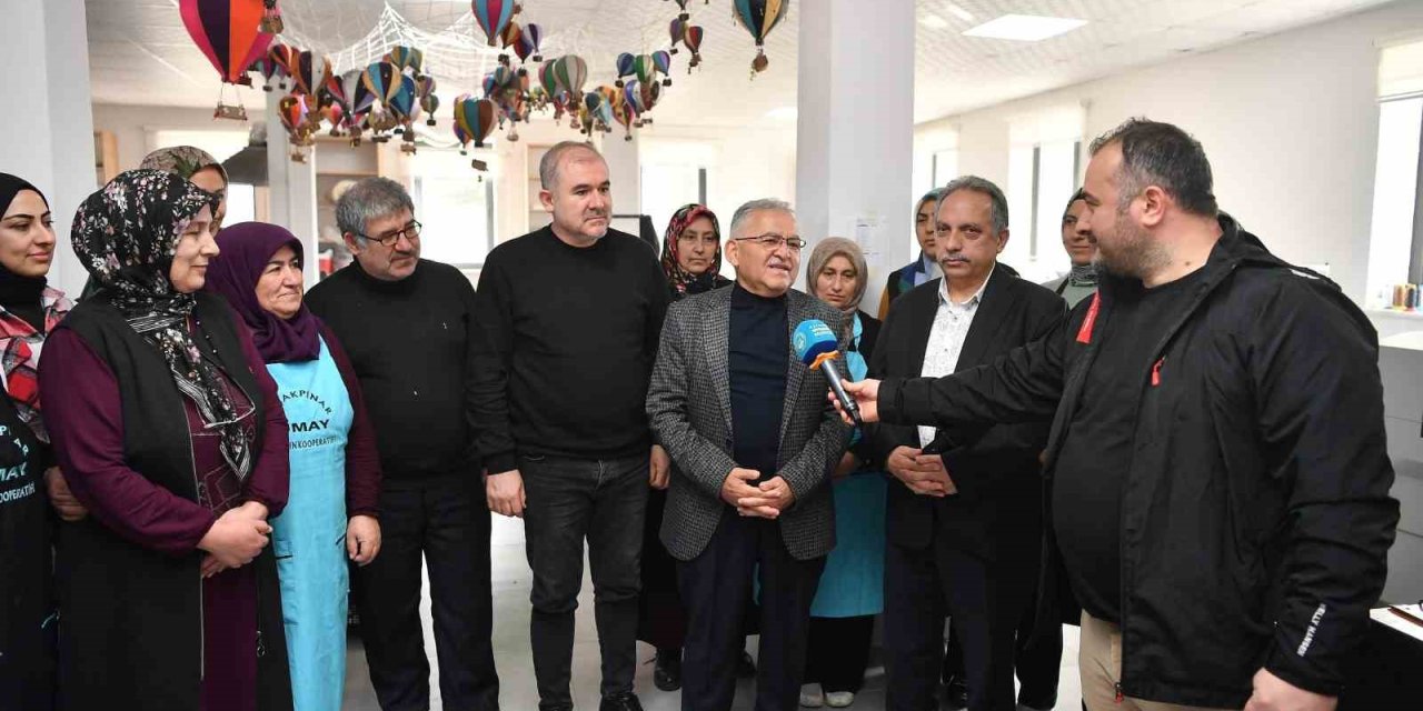 Büyükkılıç’tan Kadın Kooperatifine Ziyaret