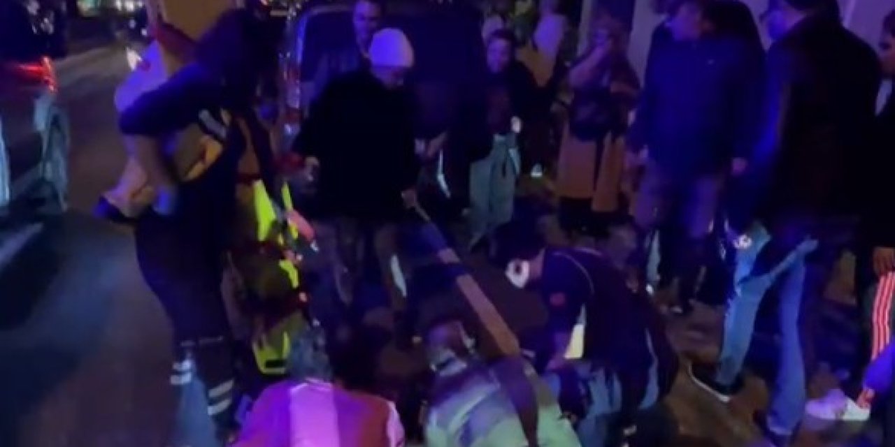Motosikletlinin Yaya Geçidinde Çarptığı Kişi Yaralandı
